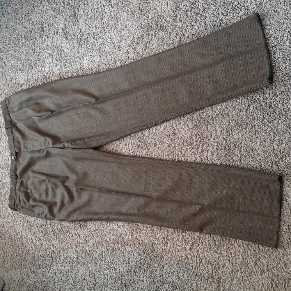 AKA Eddie Bauer Wool Trousers Unhemmed